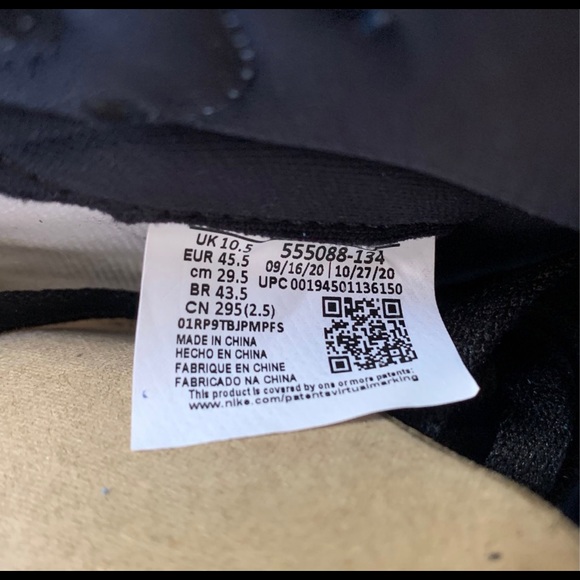 jordan 1 unc size 12.5 us main image 7